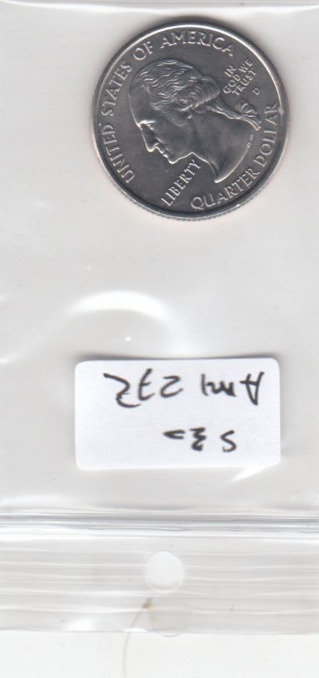 S30-AM1-0272 USA State Quarter UNC 2006 KM385 D North Dacota