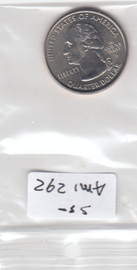 S30-AM1-0292 USA State Quarter UNC 2007 KM398 D Idaho