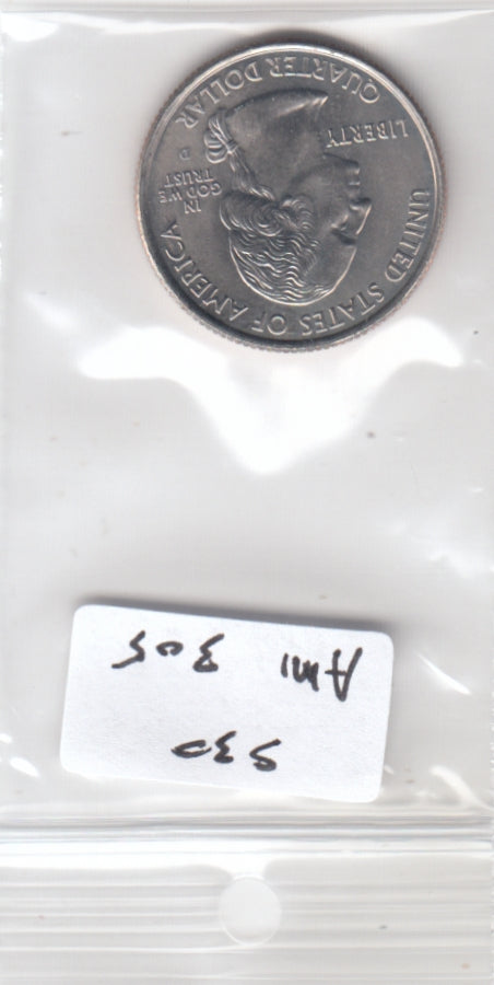 S30-AM1-0305 USA Quarter UNC 2008 KM422 D Nem Mexico