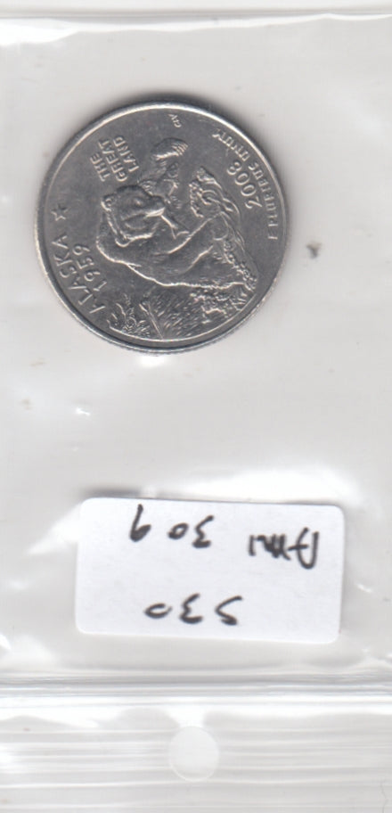 S30-AM1-0309 USA Quarter XF+ 2008 KM424 D Alaska