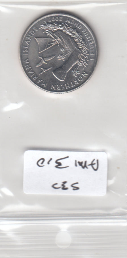 S30-AM1-0310 USA Quarter UNC 2009 KM466 D Northern Mariana Islands