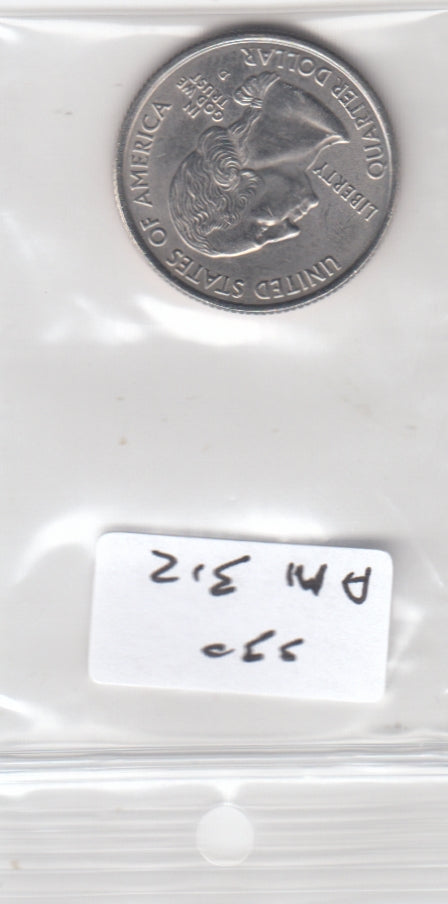S30-AM1-0312 USA Quarter UNC 2008 KM425 D Hawai