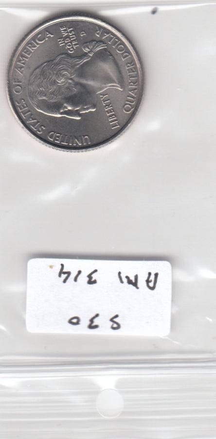 S30-AM1-0314 USA Quarter UNC 2008 KM425 D Hawai