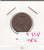 S30-AS1-0004 India 1/2 Cent  XF 1845 KM1
