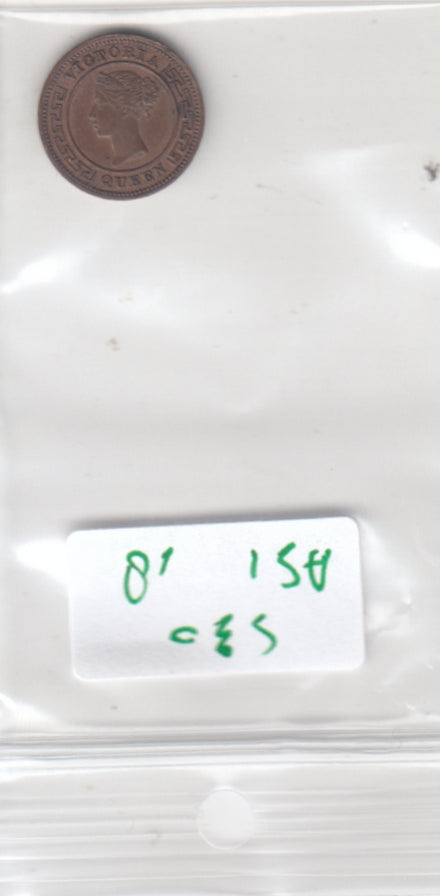 S30-AS1-0018 Ceylon 1/4 Cent VF/XF 1898 KM90