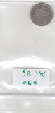 S30-AS1-0025 Ceylon 10 Cents VF 1908 KM97   Zilver