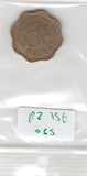 S30-AS1-0028 Ceylon 10 Cents VF 1944 KM118