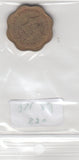 S30-AS1-0028 Ceylon 10 Cents VF 1944 KM118