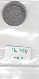 S30-AS1-0031 Ceylon 50 Cents VF 1892 KM96   Zilver