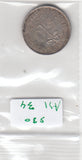 S30-AS1-0034 Ceylon 50 Cents VF 1942 KM114   Zilver