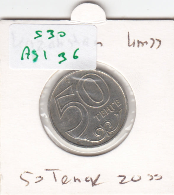 S30-AS1-0036 Kazakhstan 50 Tenge XF 2000 KM27