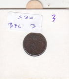 S30-BEL-0003 Belgium 1 Centimes VF 1875 KM33  Waals