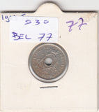 S30-BEL-0077 Belgium 5 Centimes VF 1923 KM66   Waals