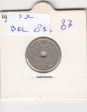 S30-BEL-0083 Belgium 5 Centimes VF 1925 KM66   Waals
