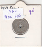 S30-BEL-0096 Belgium 5 Centimes VF 1928 KM67   Vlaams