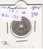 S30-BEL-0133 Belgium 10 Centimes VF 1904 KM52   Waals