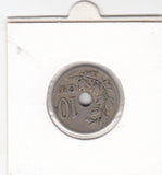 S30-BEL-0150 Belgium 10 Centimes VF 1905 KM52   Waals