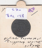 S30-BEL-0158 Belgium 10 Centimes FI/VF 1915 KM81   Belqique-Belgie