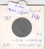 S30-BEL-0163 Belgium 10 Centimes FI/VF 1917 KM81   Belqique-Belgie