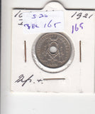 S30-BEL-0165 Belgium 10 Centimes VF 1921 KM86   Vlaams
