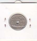 S30-BEL-0185 Belgium 10 Centimes FI/VF 1927 KM86   Vlaams