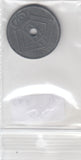 Belgium 25 Centimes VF 1942 KM#132 Brussels Léopold III, BELGIE-BELGIQUE, WWII zinc occupation issue