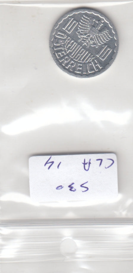 Austria 10 Groschen XF 1993 KM#2878 Vienna