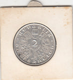 S30-EU1-0002 Austria 2 Schilling VF/XF 1929 KM2844  Zilver