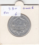 S30-EU1-0006 Austria 2 Schilling XF 1946 KM2872