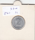S30-EU1-0011 Austria 2 Groschen UNC 1965 KM2876