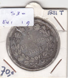 S30-EU1-0019 France 5 Frans FI- 1831 KM735 T