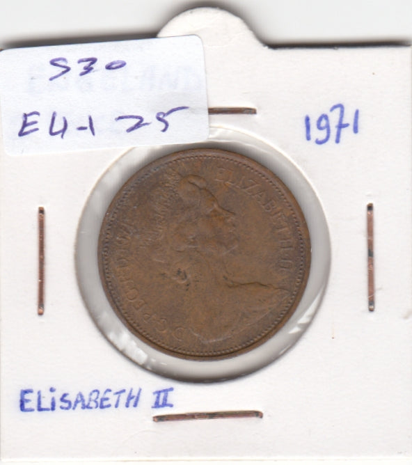United Kingdom 2 Pence VF 1971 KM916