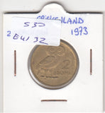Greece 2 Drachmai VF 1973 KM108