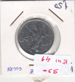 S30-EU1-0049 Italy 50 Lire VF 1972 KM95.1