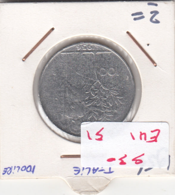 S30-EU1-0051 Italy 100 Lire VF 1956 KM96.1