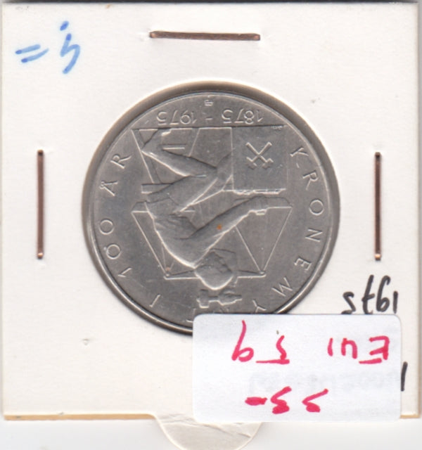 S30-EU1-0059 Norway 5 kroner UNC 1975 KM421  Aniversary Currency