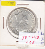 S30-EU1-0066 Sweden 2 Kroner UNC 1939 KM787   Zilver