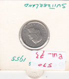 S30-EU1-0073 Switzerland 10 Rappen VF 1955 KM27