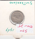 S30-EU1-0075 Switzerland 1/2 Franc VF 1969 KM23a