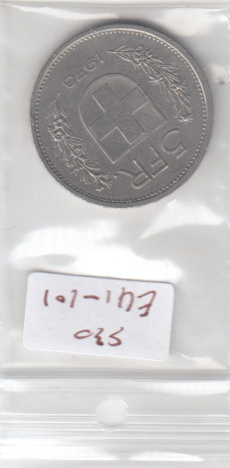 S30-EU1-0101 Switzerland 5 Francs VF 1978 KM40a