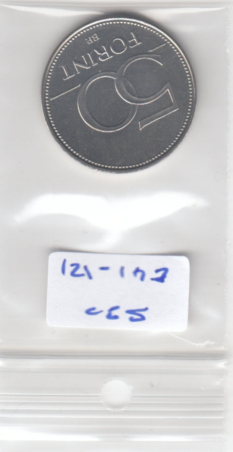 S30-EU1-0121-M25 Hungary 50 Forint UNC 2007 KM805   Treaty of Rome