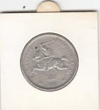 S30-EU1-0128 Lithuania 5 Litai VF 1925 KM78   Zilver