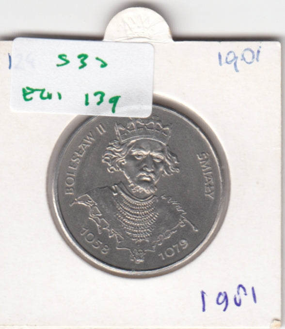 S30-EU1-0139 Poland 50 Zlotys UNC 1981 Y124   Bolesław II Śmiały