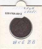 S30-FRA-0012 Frankrijk 5 Centimes  ZB/VZ 1856 KM777 ZB