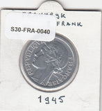 S30-FRA-0040 France 2 Francs VF 1945 KM886a