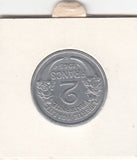 S30-FRA-0045 France 2 Francs VF 1945 KM886a C