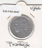 S30-FRA-0047 Frankrijk 2 Franken ZG 1946 KM886a