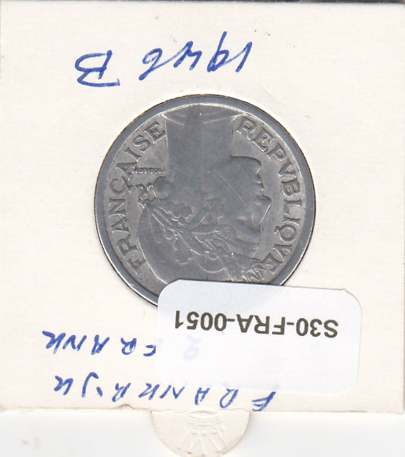 S30-FRA-0051 Frankrijk 2 Franken VF 1946 KM886a B
