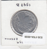 S30-FRA-0058 Frankrijk 2 Francs VF 1947 KM886a B