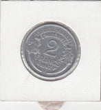 S30-FRA-0058 Frankrijk 2 Francs VF 1947 KM886a B